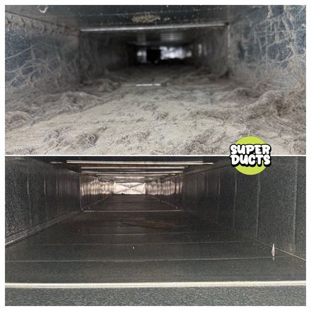 Super Ducts real before & after Duct Cleaning photo 230