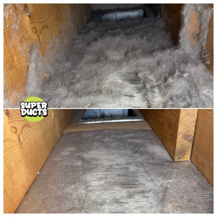 Super Ducts real before & after Duct Cleaning photo 186