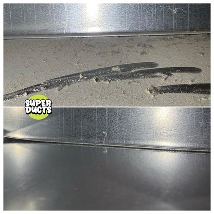 Super Ducts real before & after Duct Cleaning photo 98