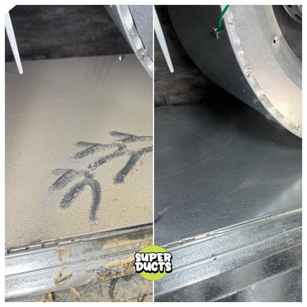 Super Ducts real before & after Duct Cleaning photo 225