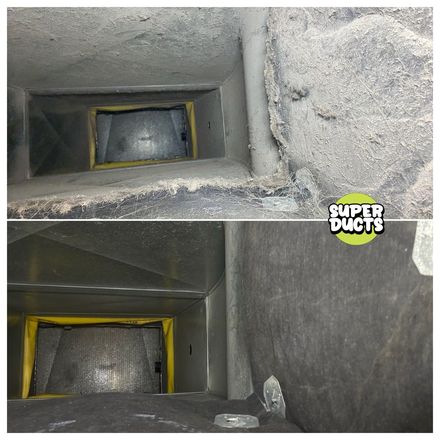 Super Ducts real before & after Duct Cleaning photo 23