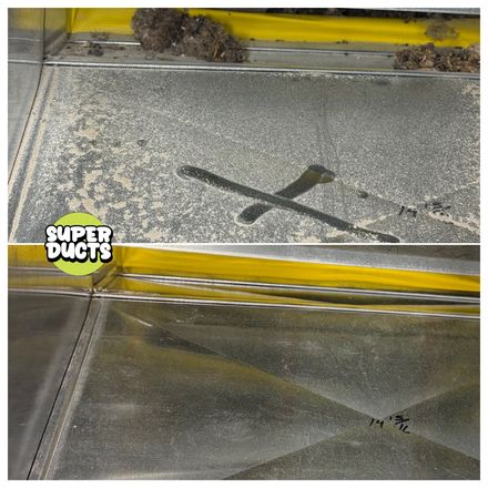 Super Ducts real before & after Duct Cleaning photo 16