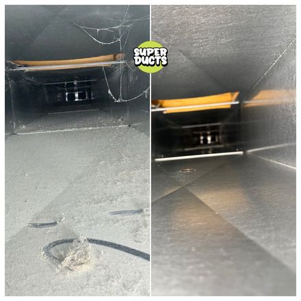 Super Ducts real before & after Duct Cleaning photo 69