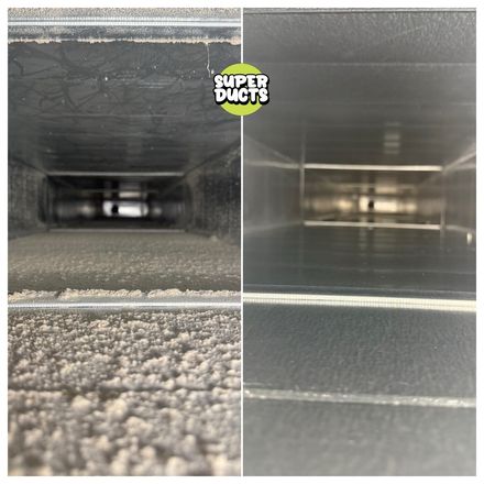 Super Ducts real before & after Duct Cleaning photo 14