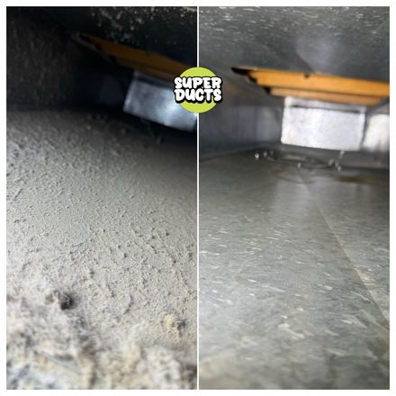 Super Ducts real before & after Duct Cleaning photo 94