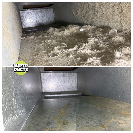 Super Ducts real before & after Duct Cleaning photo 19