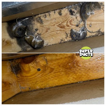 Super Ducts real before & after Duct Cleaning photo 45