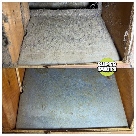 Super Ducts real before & after Duct Cleaning photo 39