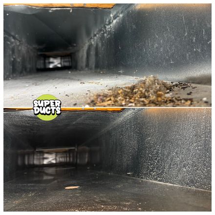 Super Ducts real before & after Duct Cleaning photo 73