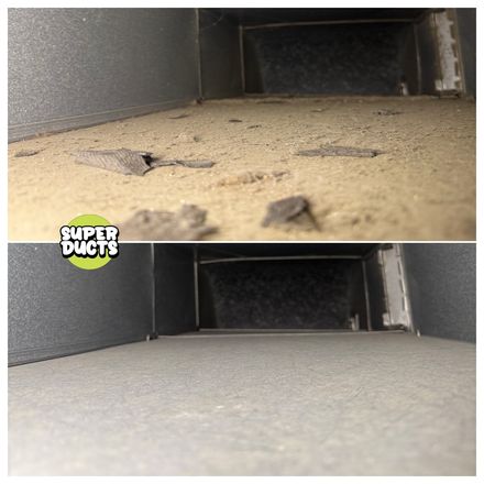 Super Ducts real before & after Duct Cleaning photo 110