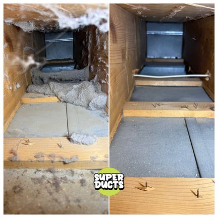 Super Ducts real before & after Duct Cleaning photo 215