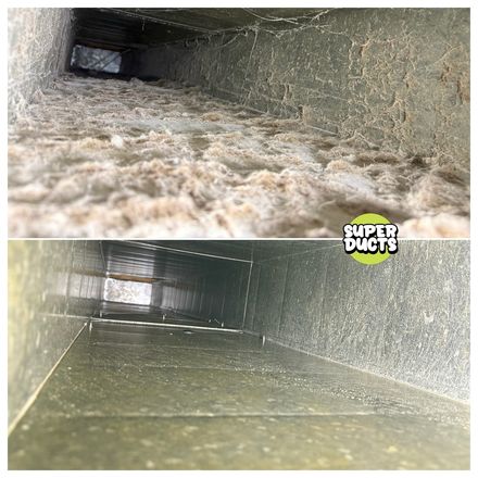 Super Ducts real before & after Duct Cleaning photo 18