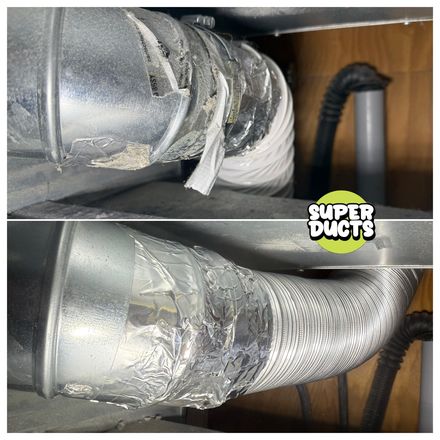 Super Ducts real before & after Duct Cleaning photo 28