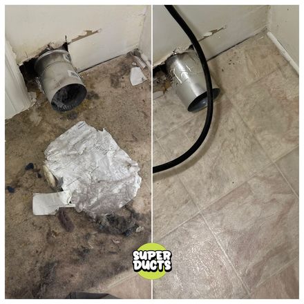 Super Ducts real before & after Duct Cleaning photo 221