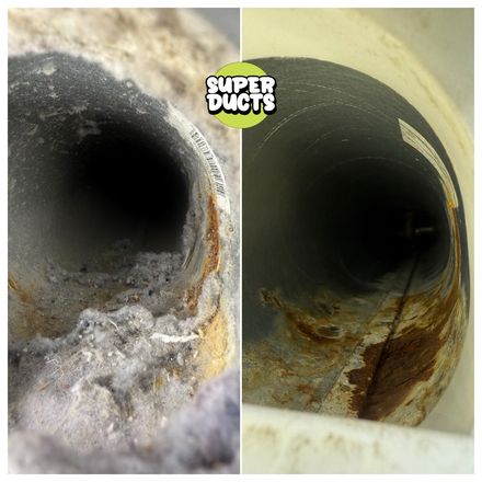 Super Ducts real before & after Duct Cleaning photo 49