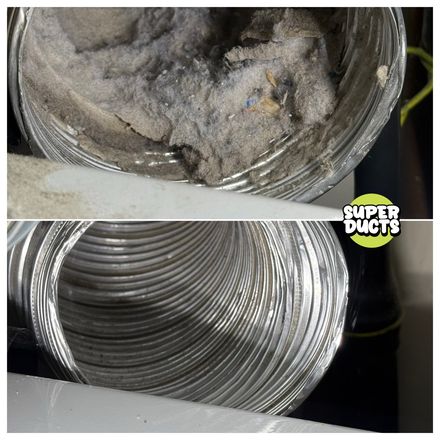 Super Ducts real before & after Duct Cleaning photo 11