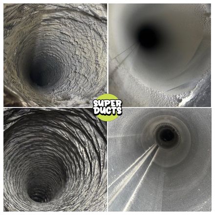 Super Ducts real before & after Duct Cleaning photo 9