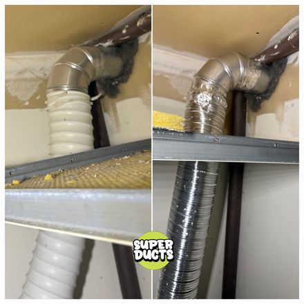 Super Ducts real before & after Duct Cleaning photo 15