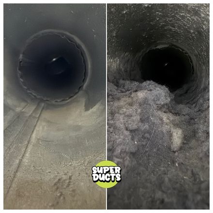 Super Ducts real before & after Duct Cleaning photo 82
