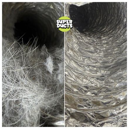 Super Ducts real before & after Duct Cleaning photo 202