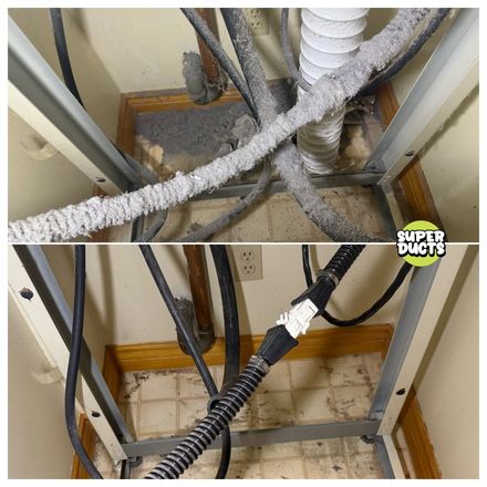 Super Ducts real before & after Duct Cleaning photo 109
