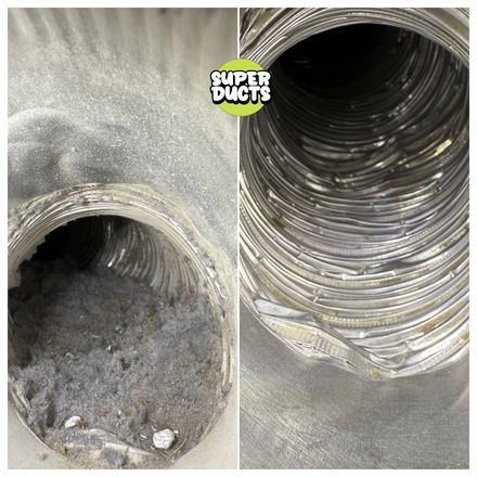 Super Ducts real before & after Duct Cleaning photo 25