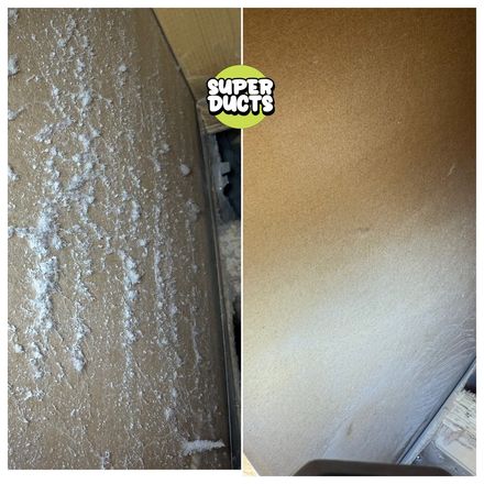 Super Ducts real before & after Duct Cleaning photo 7