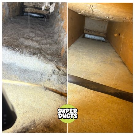 Super Ducts real before & after Duct Cleaning photo 100
