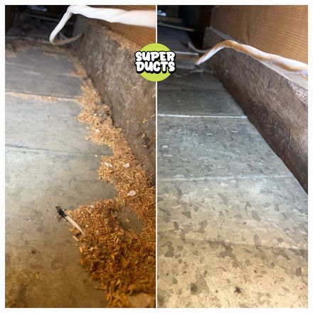 Super Ducts real before & after Duct Cleaning photo 217