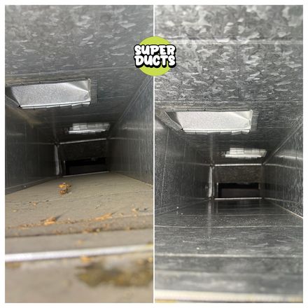 Super Ducts real before & after Duct Cleaning photo 47