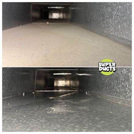 Super Ducts real before & after Duct Cleaning photo 79