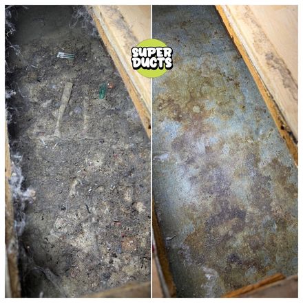Super Ducts real before & after Duct Cleaning photo 167