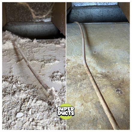 Super Ducts real before & after Duct Cleaning photo 165