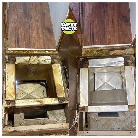 Super Ducts real before & after Duct Cleaning photo 124