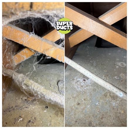 Super Ducts real before & after Duct Cleaning photo 99