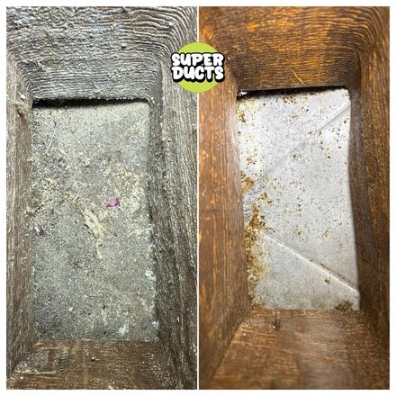 Super Ducts real before & after Duct Cleaning photo 163