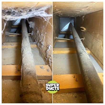 Super Ducts real before & after Duct Cleaning photo 86