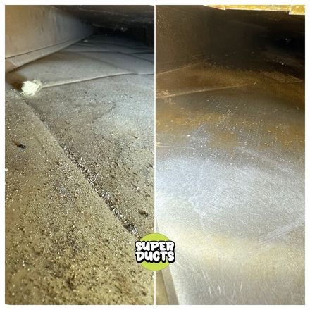 Super Ducts real before & after Duct Cleaning photo 32