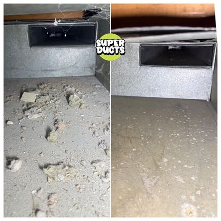 Super Ducts real before & after Duct Cleaning photo 107