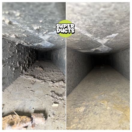 Super Ducts real before & after Duct Cleaning photo 155