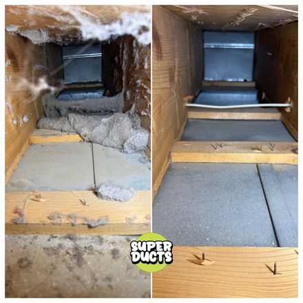 Super Ducts real before & after Duct Cleaning photo 58