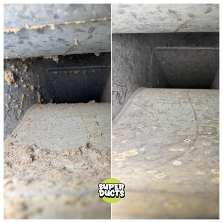 Super Ducts real before & after Duct Cleaning photo 38