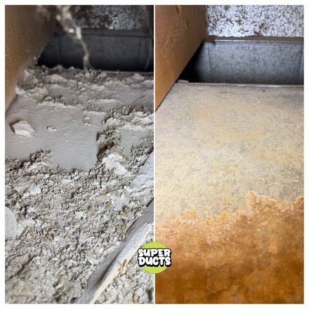 Super Ducts real before & after Duct Cleaning photo 113