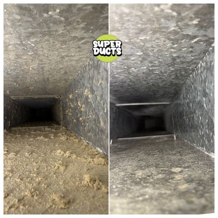 Super Ducts real before & after Duct Cleaning photo 87