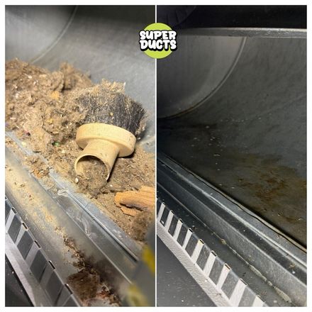 Super Ducts real before & after Duct Cleaning photo 90