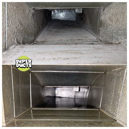 Super Ducts real before & after Duct Cleaning photo 41