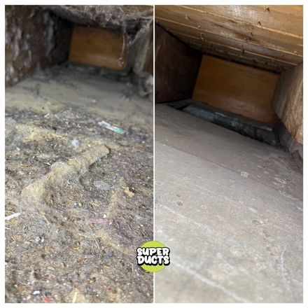 Super Ducts real before & after Duct Cleaning photo 60