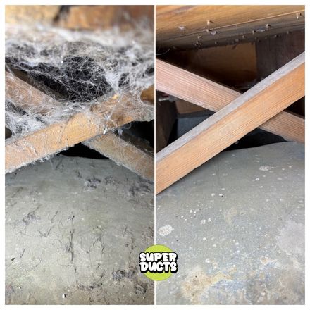 Super Ducts real before & after Duct Cleaning photo 161