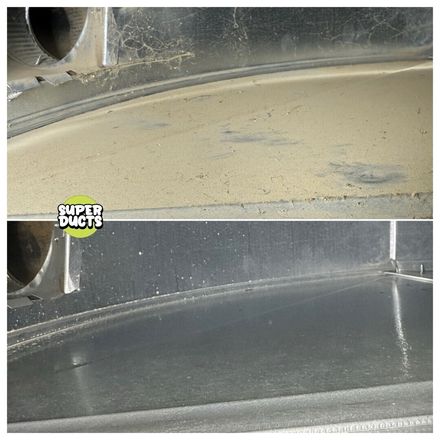 Super Ducts real before & after Duct Cleaning photo 21