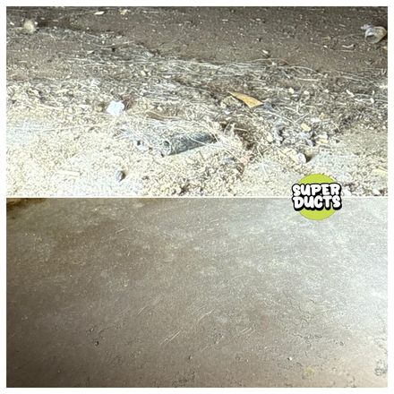 Super Ducts real before & after Duct Cleaning photo 147